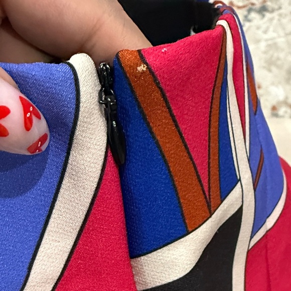 Zara Vibrant Pink and Blue Women's skirt Sz.XS - Picture 6 of 10